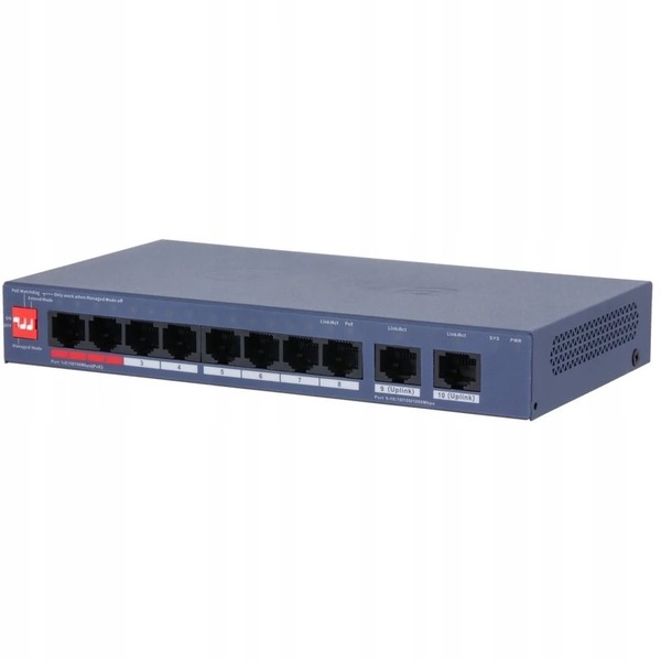 DAHUA CS4010-8ET2GT-110 10 PORT 8X FE POE+ + 2X GB RJ45 YÖNETİLEBİLİR SWITCH